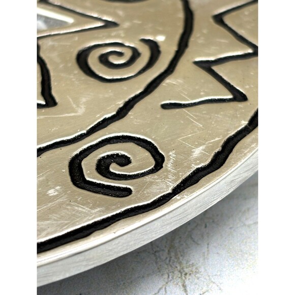 Wilton Armetale Reggae Trivet Pewter Metal Holloware 7" Diameter #820081 Discont - Picture 11 of 12